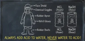 Bekerja dengan "Api Cair": Safety Regenerasi Asam & Basa