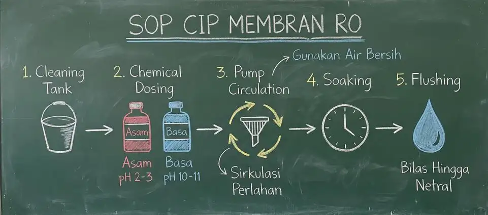 01.Ritual Mandi Membran: Panduan CIP (Cleaning In Place) yang Benar Ritual Mandi Membran: Panduan CIP (Cleaning In Place) yang Benar