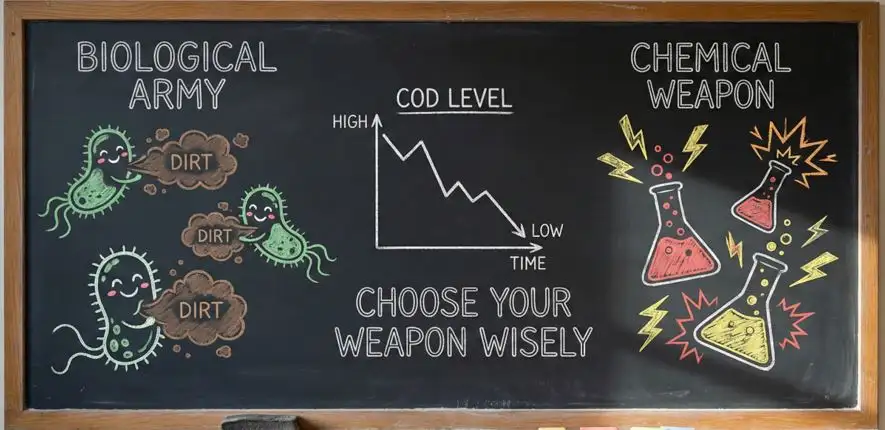 Menurunkan COD yang Membandel: Strategi Kimia vs Biologi