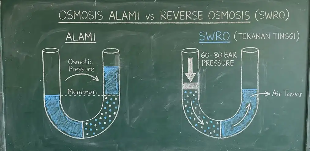 Sea Water Reverse Osmosis (SWRO): Teknologi Desalinasi Air Laut Modern