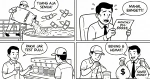 Air Limbah Masih Keruh? Mungkin Jar Test Anda Salah