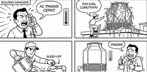 Sistem Pendingin: Mengatasi Lumut dan Kerak di Cooling Tower
