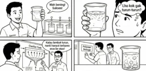 Membaca Tanda Alam: Mengamati Bentuk dan Kecepatan Endap Flok