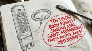 Misteri Angka TDS: Kenapa Air Hasil RO Masih Tinggi TDS-nya?