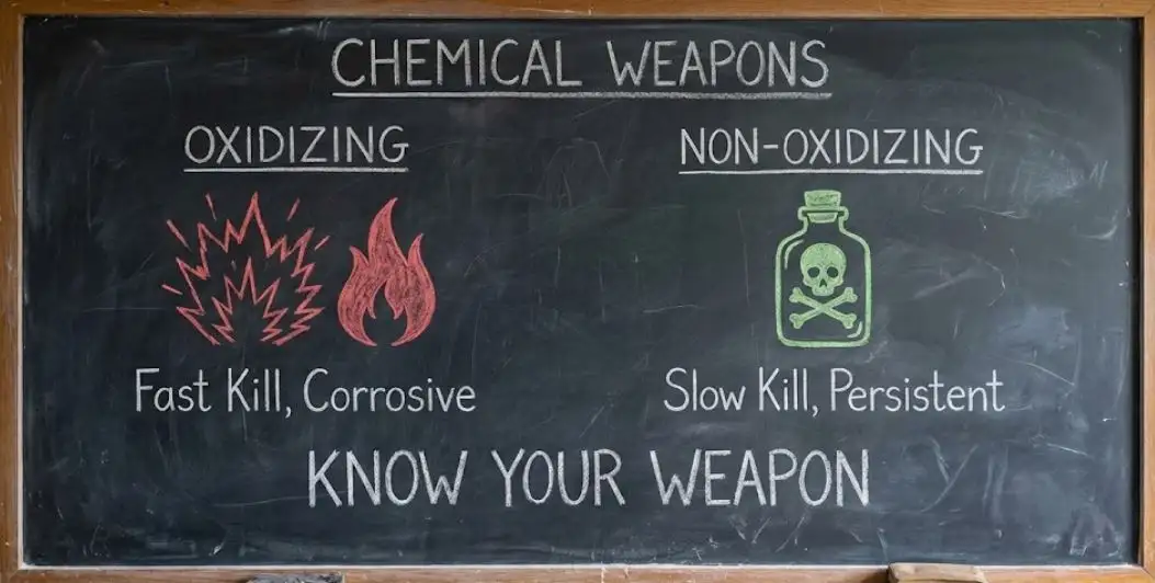 Senjata Kimia: Memilih Biocide Oxidizing vs Non-Oxidizing
