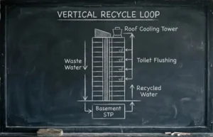 Sistem Daur Ulang Air Limbah Domestik pada Gedung Bertingkat (High Rise)
