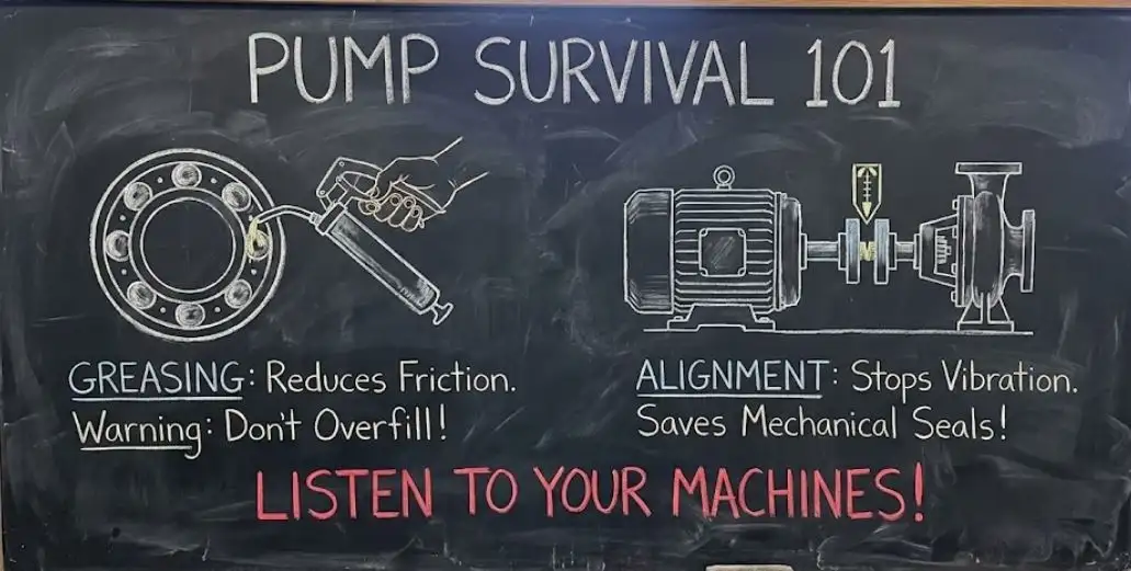 01.Sebelum Pompa Menjerit: Tips Pelumasan & Cek Vibrasi Sebelum Pompa Menjerit: Tips Pelumasan & Cek Vibrasi