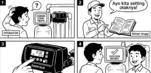 Mengatur "Otak" Mesin: Setting Control Valve Softener Otomatis