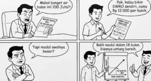 Analisa Biaya Pembuatan SWRO (CAPEX & OPEX) per Meter Kubik