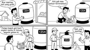 Cara Memilih Ukuran Tabung Filter Air FRP (1054 vs 1354) Sesuai Kebutuhan