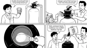 Intip Jeroan Tabung: Kapan Harus Top-Up Media Filter?