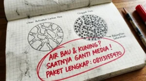 Urutan Susunan Media Filter Air yang Benar (Pasir, Karbon, Manganese)