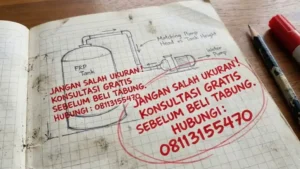 Cara Memilih Ukuran Tabung Filter Air FRP (1054 vs 1354) Sesuai Kebutuhan