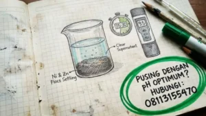 Jar Test Spesial: Mencari Titik Endap Nikel dan Seng (Zn)